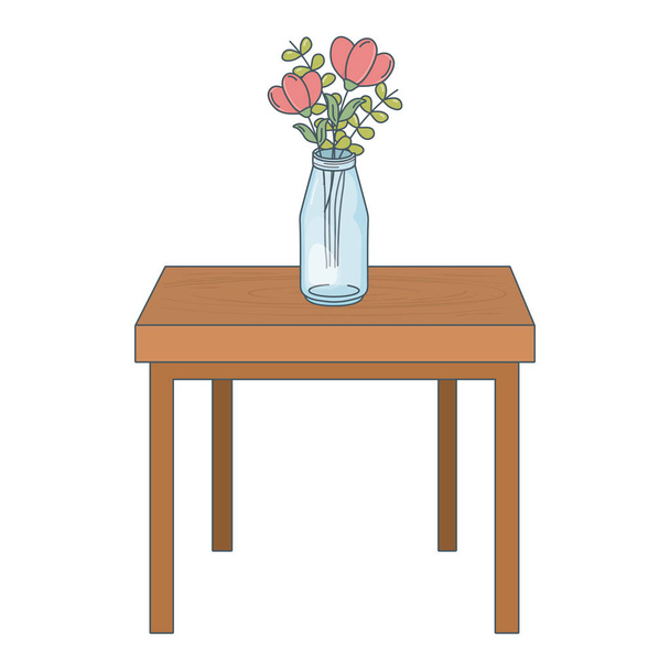 naturaleza floral flores dibujos animados
 - Vector, imagen