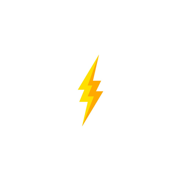 Flash e fulmine icona bullone. Simbolo alta tensione ed elettricità
. - Vettoriali, immagini