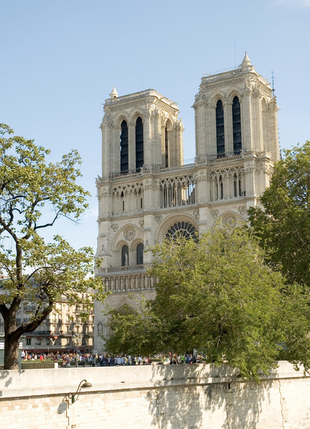 katedrála Notre dame se nachází v Paříži Francie - Fotografie, Obrázek