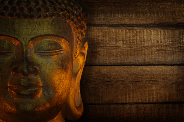 A Buddha-fej - Fotó, kép