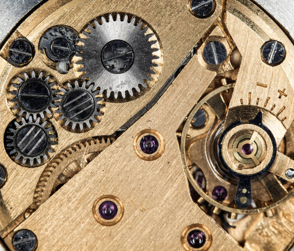 mix a régi órás mechanikus órák, nagy felbontású és a részletek - Fotó, kép