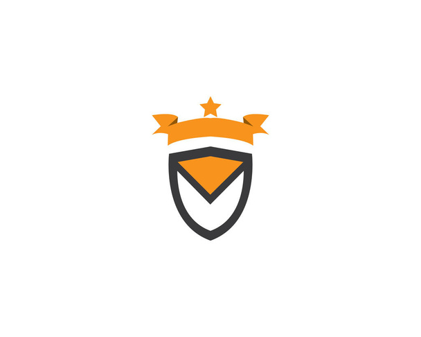 Shield war icon logo vector - Vector, Image