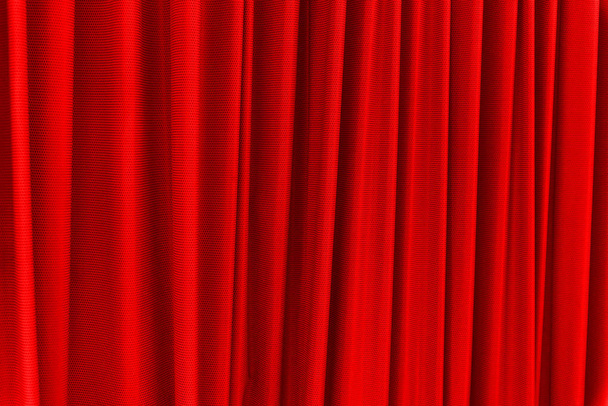 Cortina roja - uso para el fondo
 - Foto, Imagen