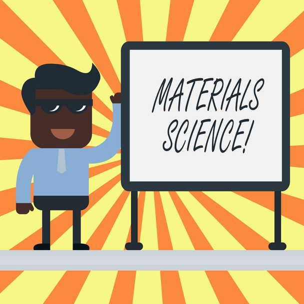Text sign showing Materials Science. Conceptual photo interdisciplinary field involving the properties of matter. - Photo, Image
