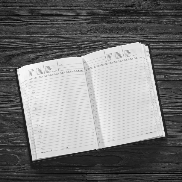  dagboek, blanco, pagina's, Business planning, Business, dagelijkse routine, - Foto, afbeelding