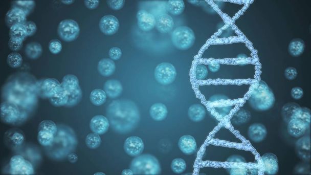 Молекула спирали ДНК на заднем плане иллюстрации новый красивый природное здоровье прохладный запас изображения
 - Фото, изображение