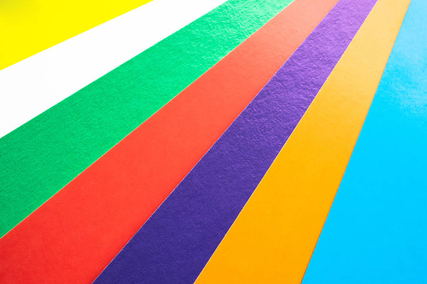 Background with colored stripes. Close-up. - Photo, Image