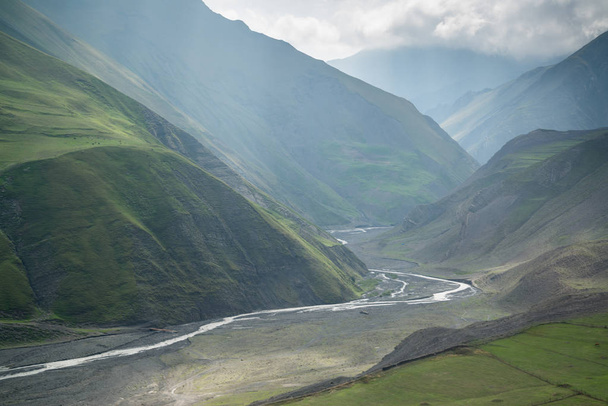 Xinaliq, Ázerbájdžán, vzdálená horská vesnice na Kavkaze - Fotografie, Obrázek