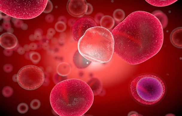  Kanser hücrelerine saldıran T hücreleri 3d illüstrasyon - Fotoğraf, Görsel