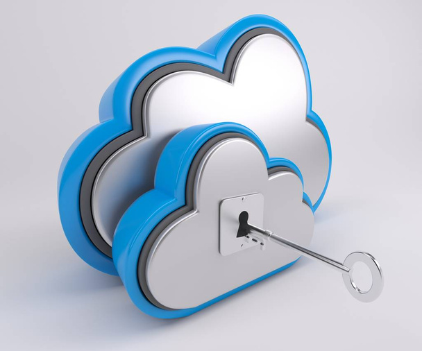 3D Cloud Drive Icon - Photo, Image