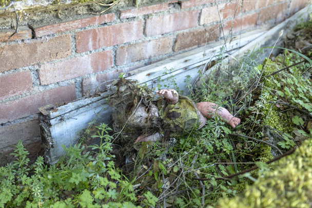 vieux cimetière abandonné à la périphérie d'un village à extremad
 - Photo, image