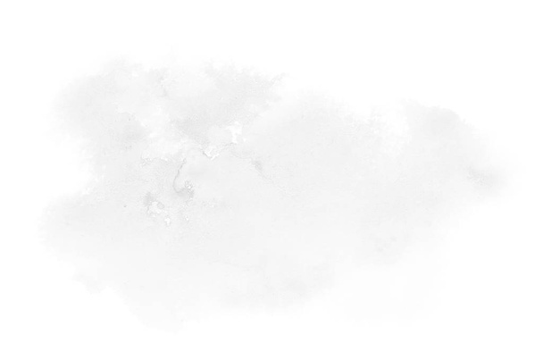 Абстрактное акварельное фоновое изображение с жидкими брызгами акварельной краски, выделенной на белом. Черно-белые тона
 - Фото, изображение