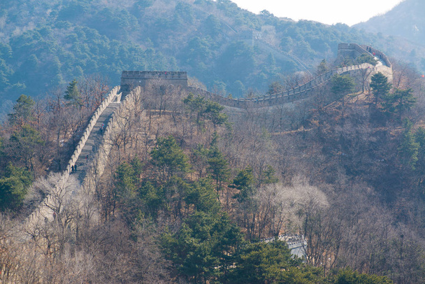 Grande Muralha da China em Mutianyu, perto de Pequim, China
  - Foto, Imagem