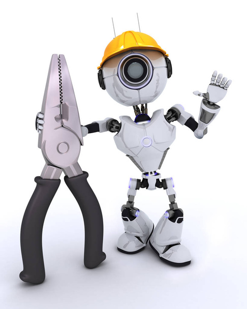 Robot constructor con alicates
 - Foto, Imagen