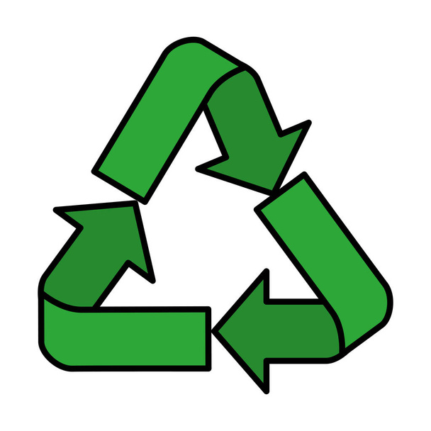 reciclar las flechas símbolo icono
 - Vector, imagen