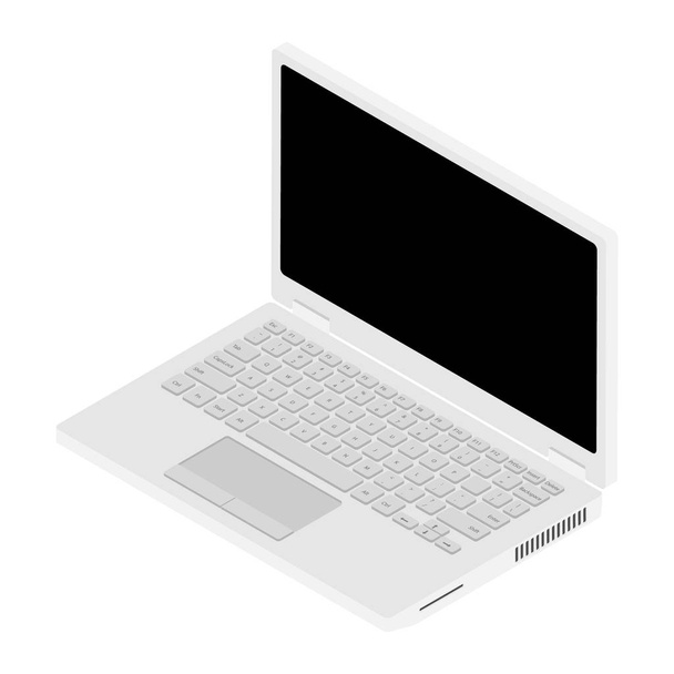 Isometrischer Laptop-Computer - Foto, Bild