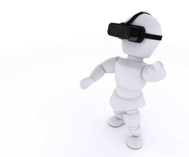 Man with VR Headset - Foto, Bild