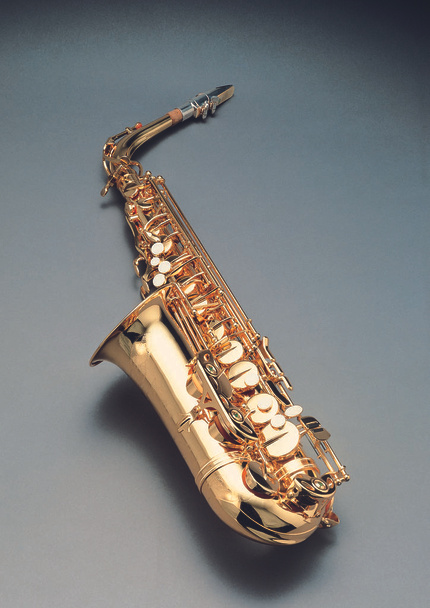 close up view of saxophone - Valokuva, kuva
