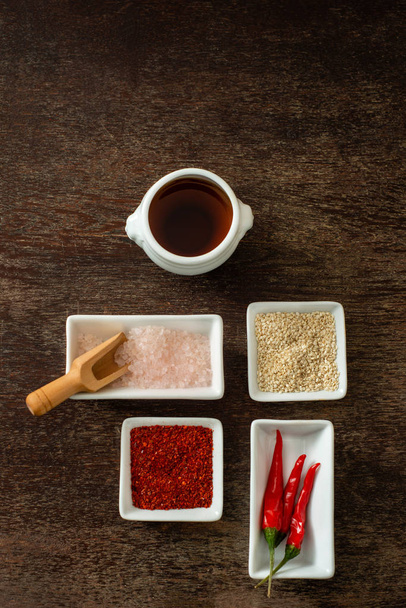 Ingredients used in some Asian cuisines - Фото, изображение