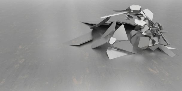 3D Shatter Абстрактний фон шпалер
 - Фото, зображення