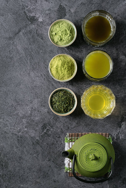 Variety of matcha tea - Foto, Imagen