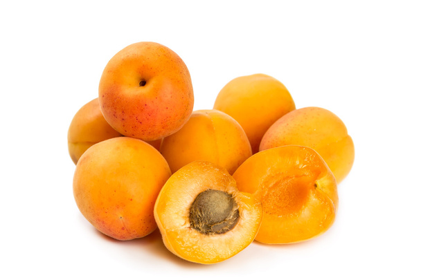 Abricots frais mûrs
 - Photo, image