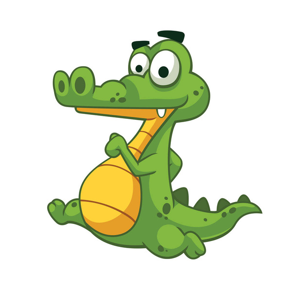 Alligator uitgevoerd - Vector, afbeelding