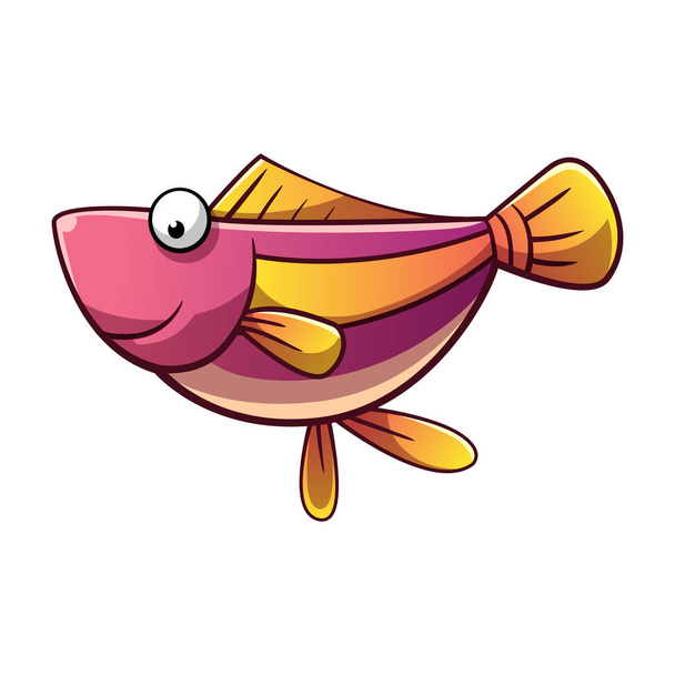 Fancy fish - Vector, imagen
