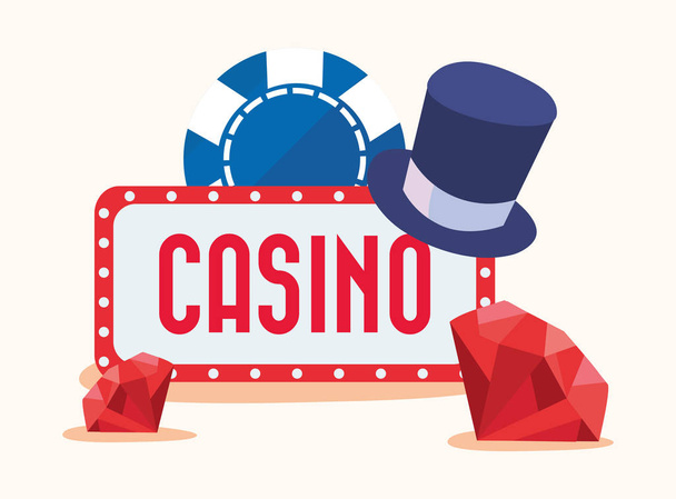 apostas de jogo de casino
 - Vetor, Imagem