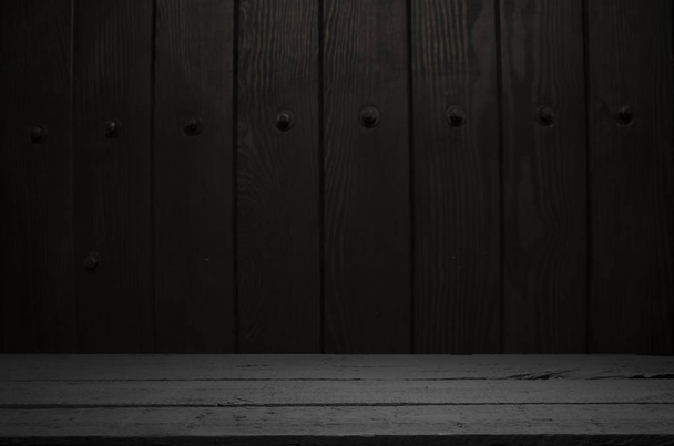 mesa de madeira marrom vazia para abstrato de fundo
 - Foto, Imagem