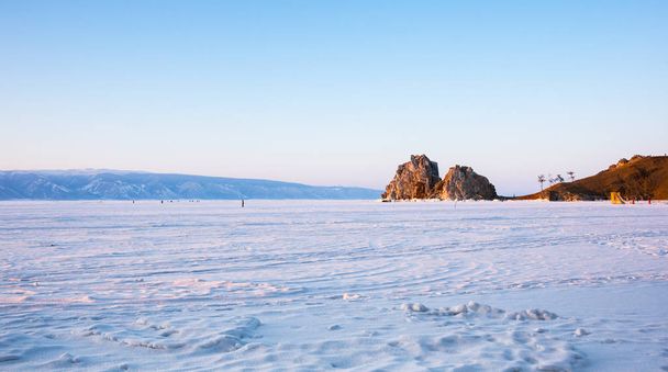 Cape Burkhan on Olkhon Island at Baikal Lake - Foto, Imagen