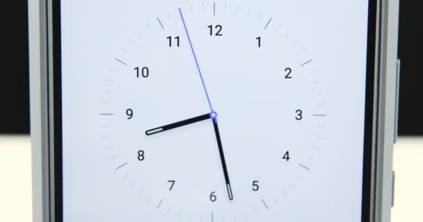 時計の顔の短い時間の経過 - 映像、動画