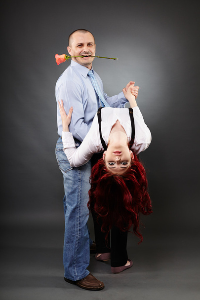 Business couple dancing - Valokuva, kuva