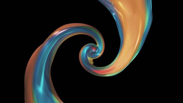 caramelo pintura fuga surrealista espiral ilustración fondo nueva calidad gráficos fresco bonito hermoso 4k stock image
 - Foto, Imagen