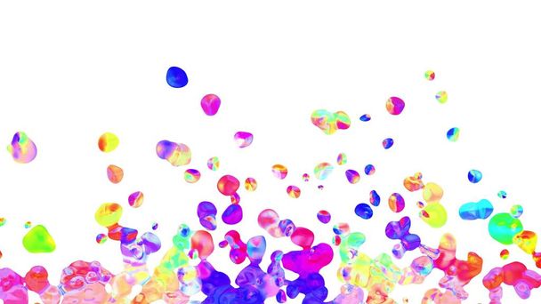 colorido respingo blot espalhando turbulento pintura abstrata ilustração fundo nova qualidade única arte elegante alegre legal bonito 4k imagem stock
 - Foto, Imagem