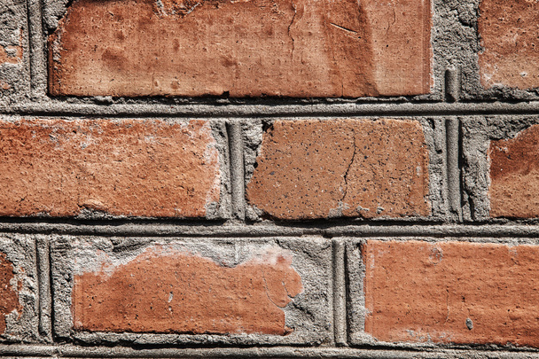 Red White brick wall - Valokuva, kuva