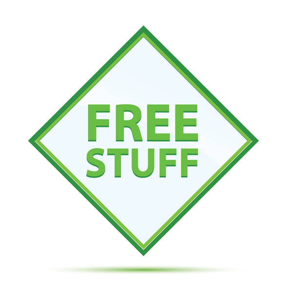 Безкоштовна сучасна абстрактна зелена алмазна кнопка
 - Фото, зображення