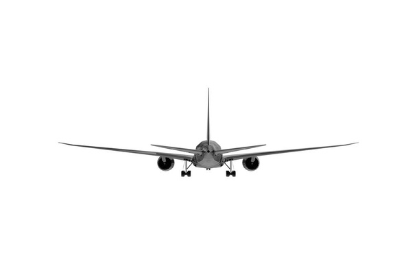 Airplane isolated on white 3D Rendering - Photo, Image