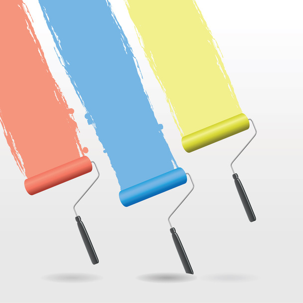 Hintergrund der Farbwalze - Vektor, Bild