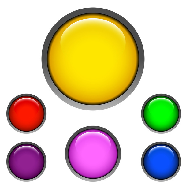 Web buttons - Vector, Imagen