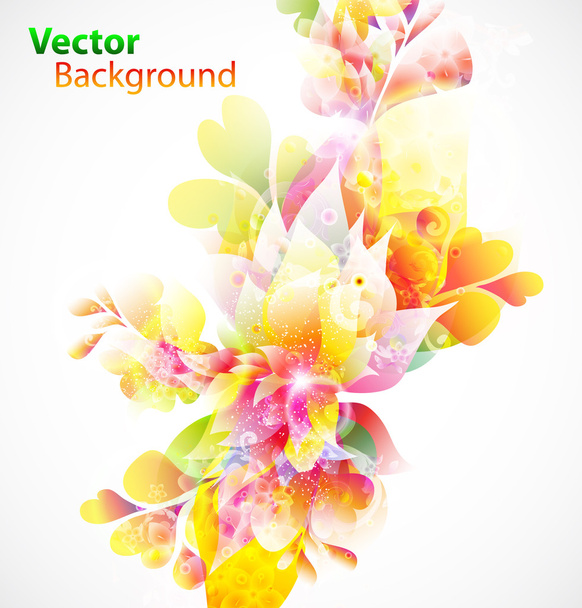 Kukka abstrakti tausta
 - Vektori, kuva