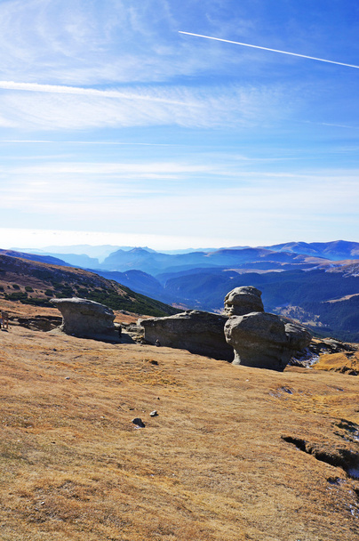 babele rocks auf bucegi-bergen in rumänien - Foto, Bild