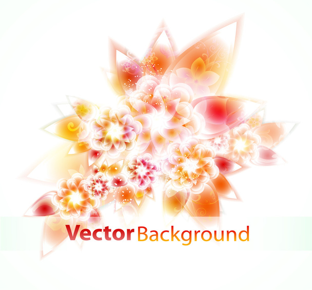Квіткові абстрактним фоном
 - Вектор, зображення