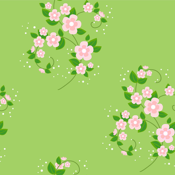 Ramo de flores. Fondo hermoso primavera. Textura para ropa de papel pintado. Ilustración vectorial
 - Vector, Imagen