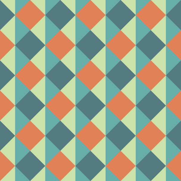 Abstract seamless pattern with squares and triangles. Colorful vector background - Vecteur, image