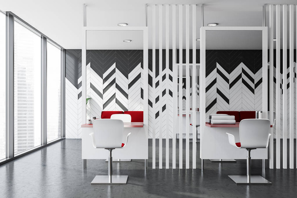 Salão de cabeleireiro elegante design de interiores
 - Foto, Imagem