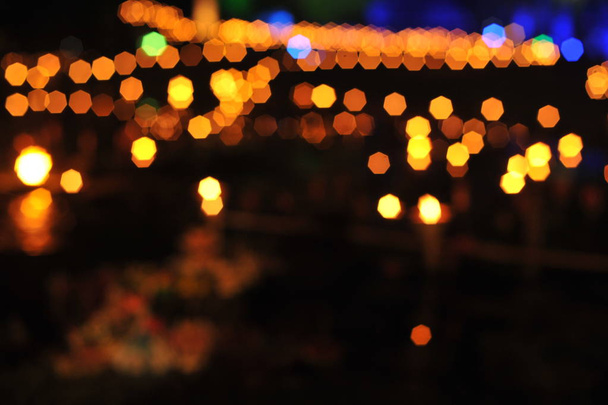 Πολύχρωμα αποχρωματισμένα φώτα bokeh φόντο, - Φωτογραφία, εικόνα