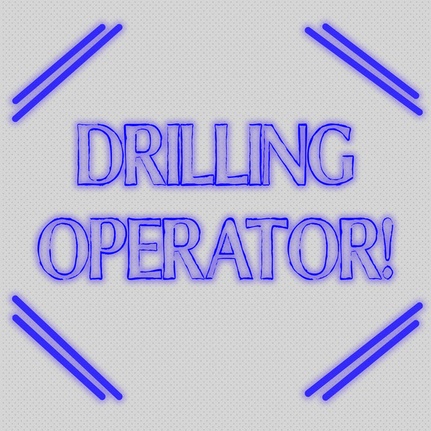 Word writing text Drilling Operator. Business concept for someone that do the rigging and drilling operations Seamless Endless Infinite Tiny Gray Dots Points Pattern Filling Up the Space. - Photo, Image
