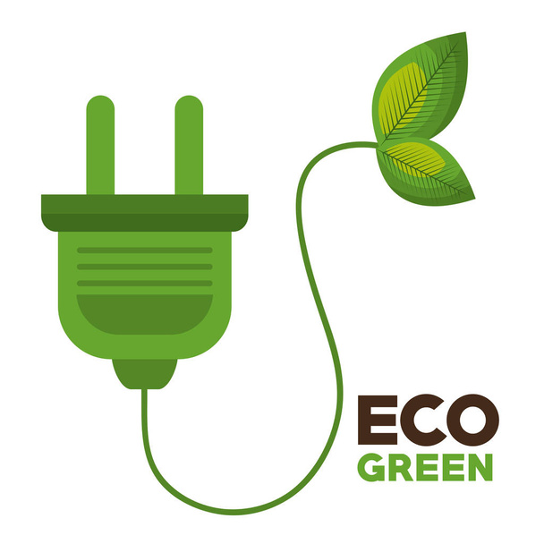 eco green environmental poster - Vektori, kuva