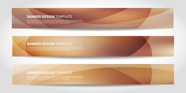 Vector banners with abstract geometric background. Website headers - Vector, Image